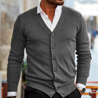 Homme Cardigan Col V