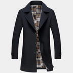 Homme Trench Carreaux