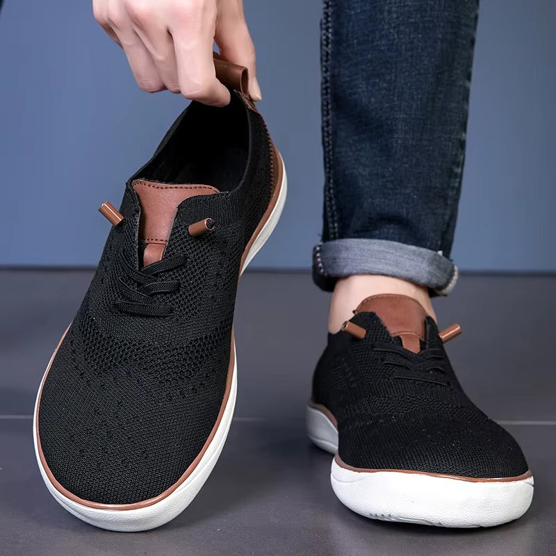 Homme Baskets Maille Confort