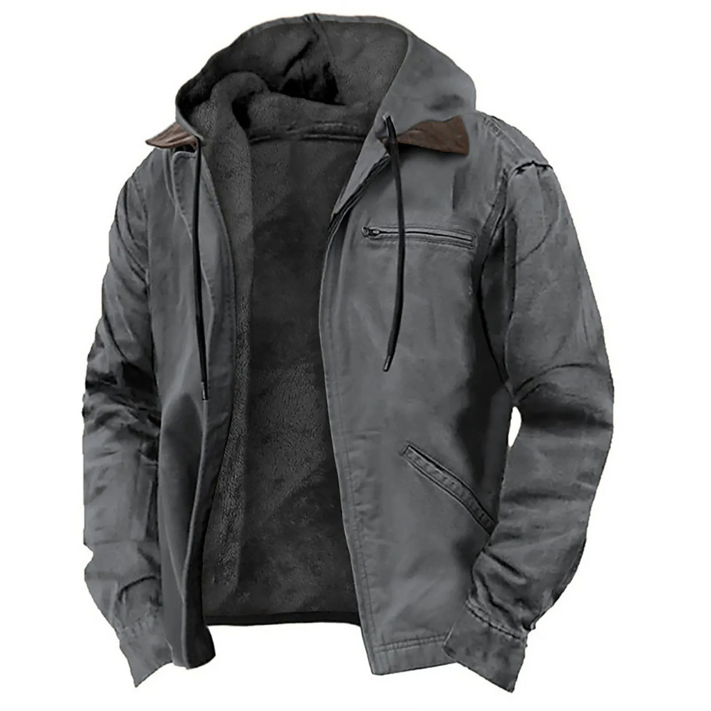 Homme Veste Capuche Doublée
