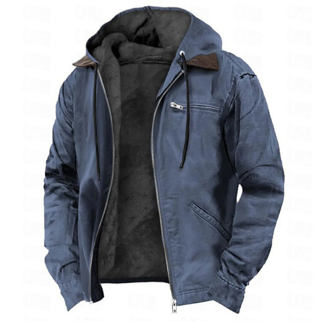 Homme Veste Capuche Doublée