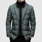 Homme Veste Matelassée Boutonnée