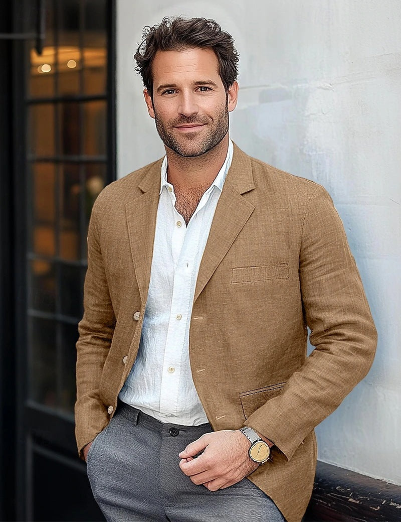 Homme Blazer Texturé