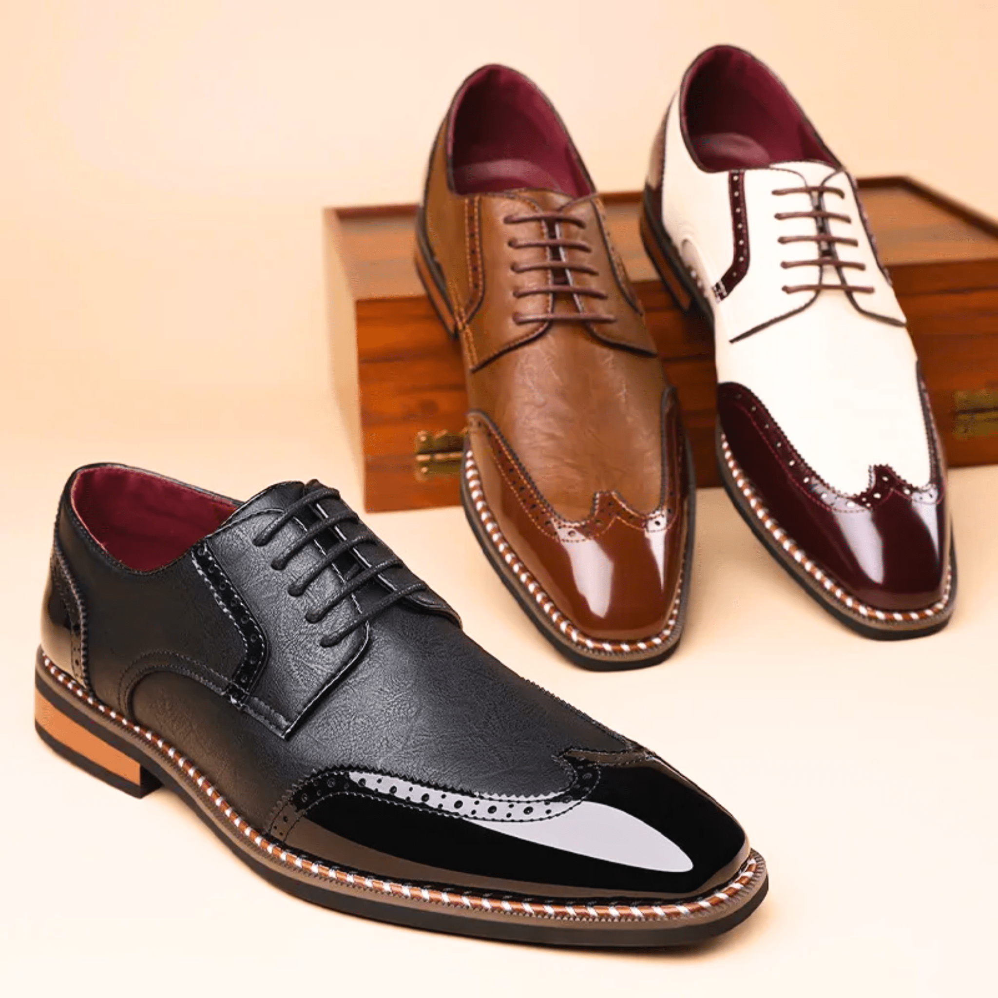 Homme Richelieu Bout Golf