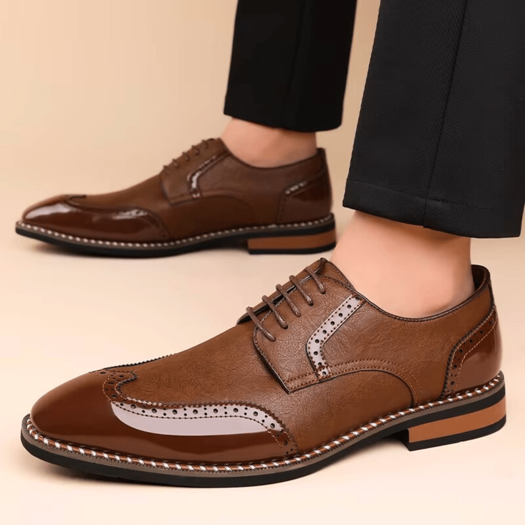 Homme Richelieu Bout Golf