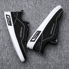 Baskets Aspect Cuir Pour Homme