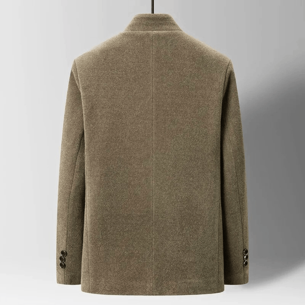 Veste Aspect Lainage Matelassé Pour Homme
