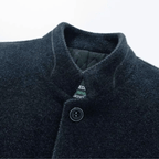 Veste Aspect Lainage Matelassé Pour Homme