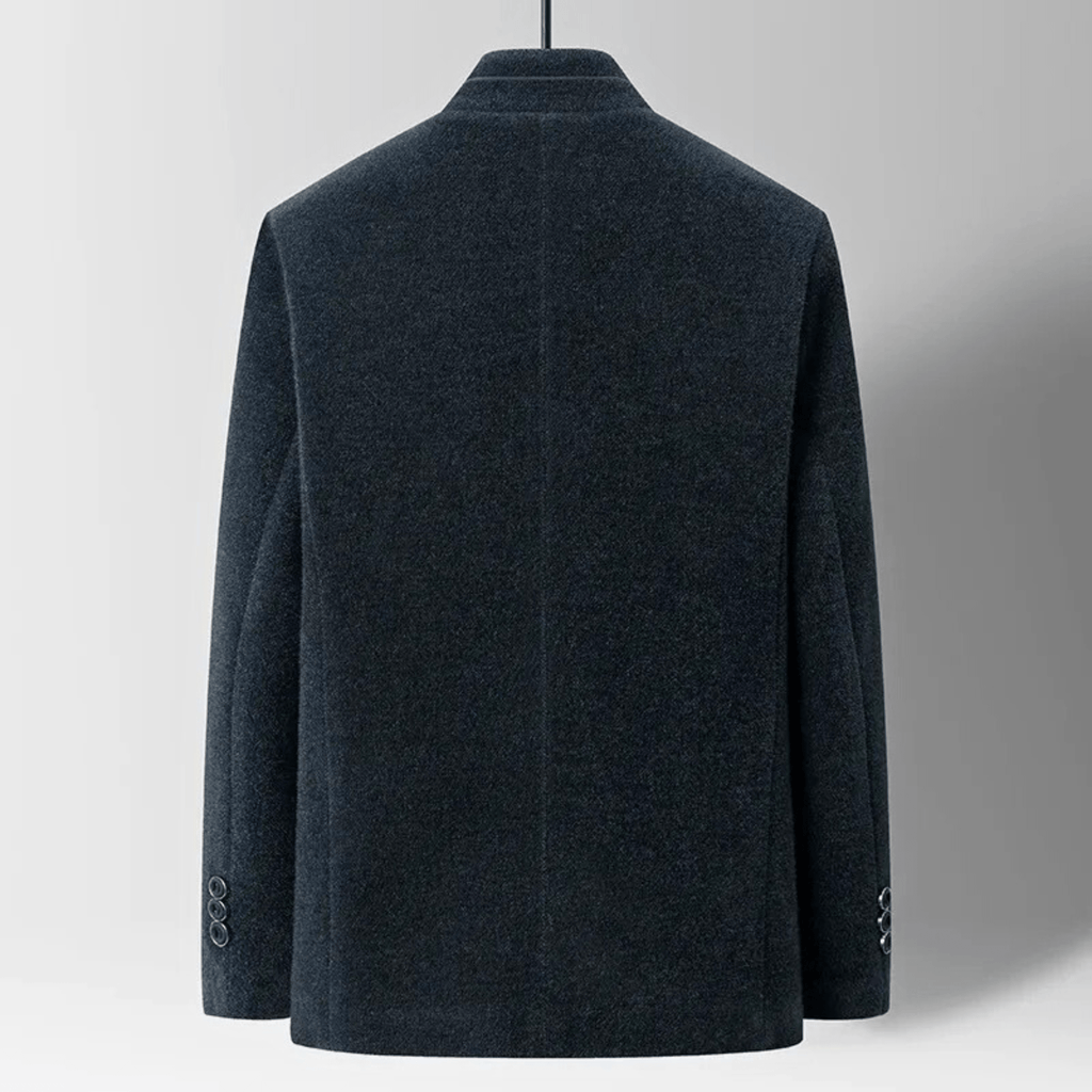 Veste Aspect Lainage Matelassé Pour Homme