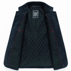 Veste Aspect Lainage Matelassé Pour Homme